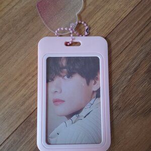 BTS V Kpop Photocard w/ Holder